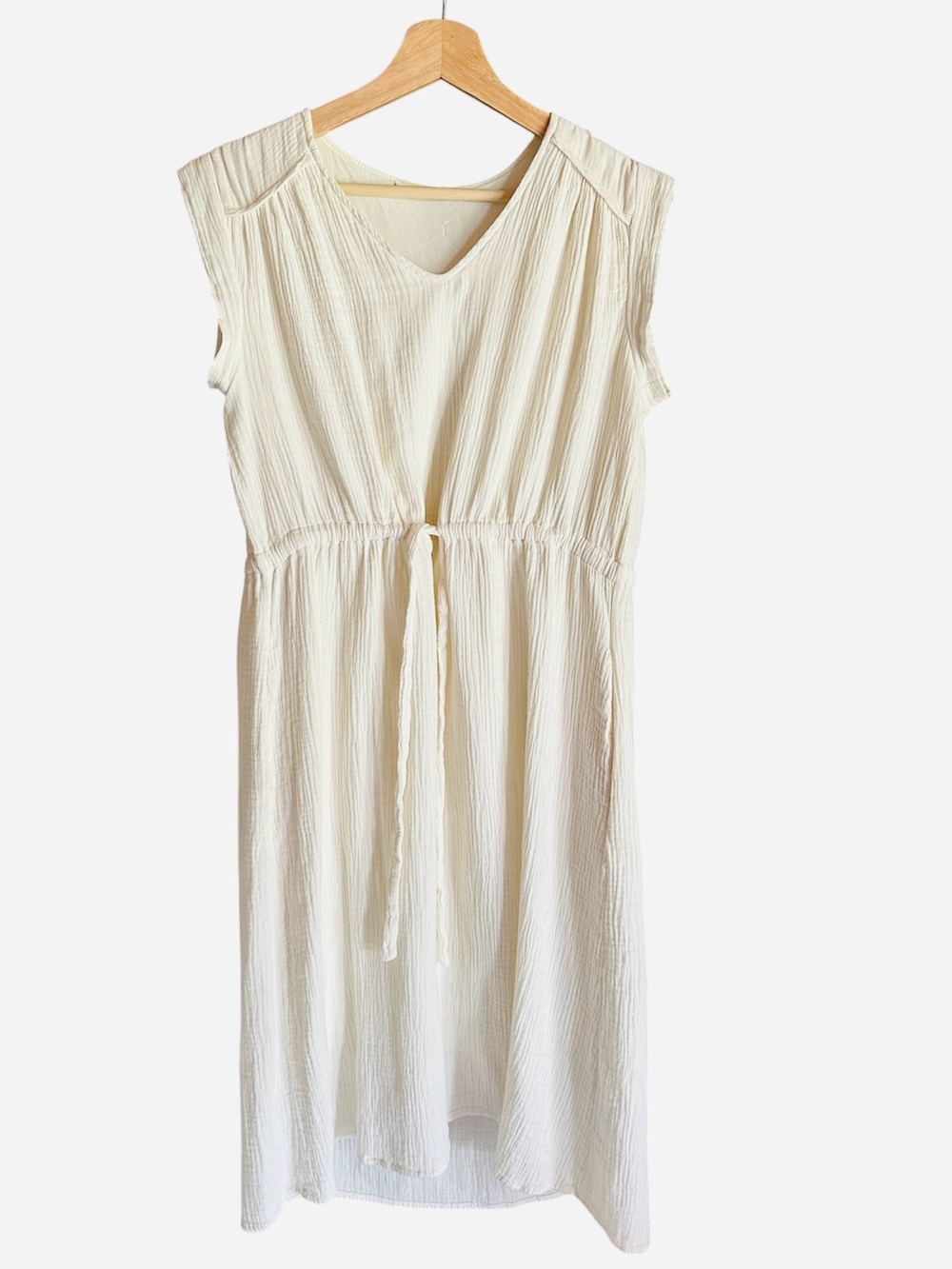 ⬅️Tea n Rose Gauze Cream Dress